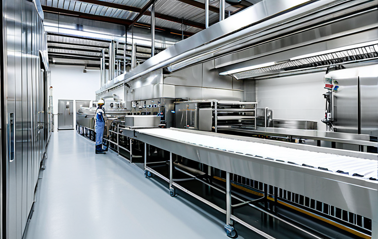 에너지 효율적 산업 생산 - Energy Audit in a Textile Mill**

"Inside a bustling textile mill, a professional energy auditor in ...