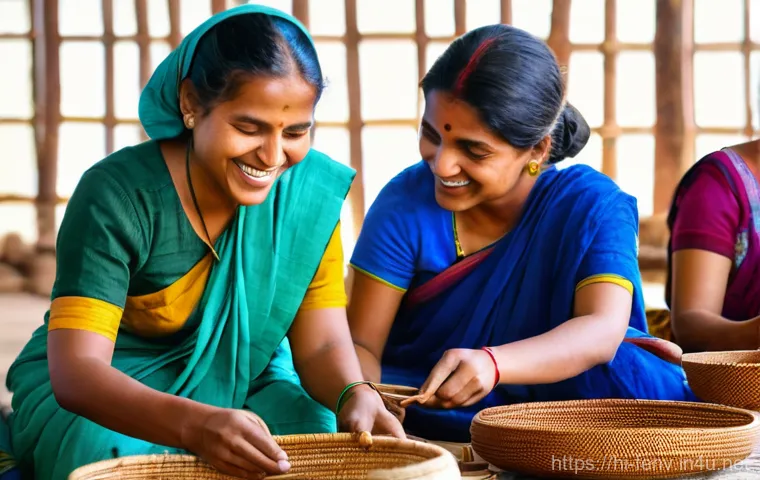 사회적 기업과 환경 보호 - **Prompt 1: Empowering Local Artisans through Social Entrepreneurship**
    "A vibrant and bustling ...