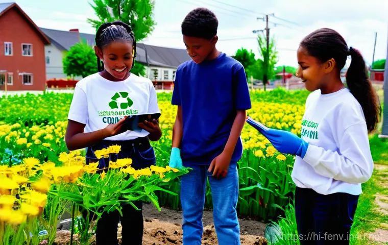 사회적 기업과 환경 보호 - **Prompt 2: Sustainable Farming and Green Technology Integration**
    "A breathtaking panoramic vie...